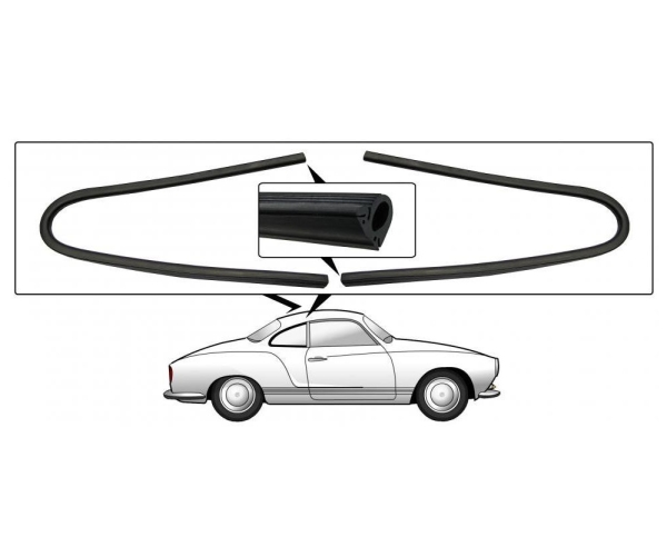 Seal-popout-window-(pair)-VW-Karmann-ghia-143845321B
